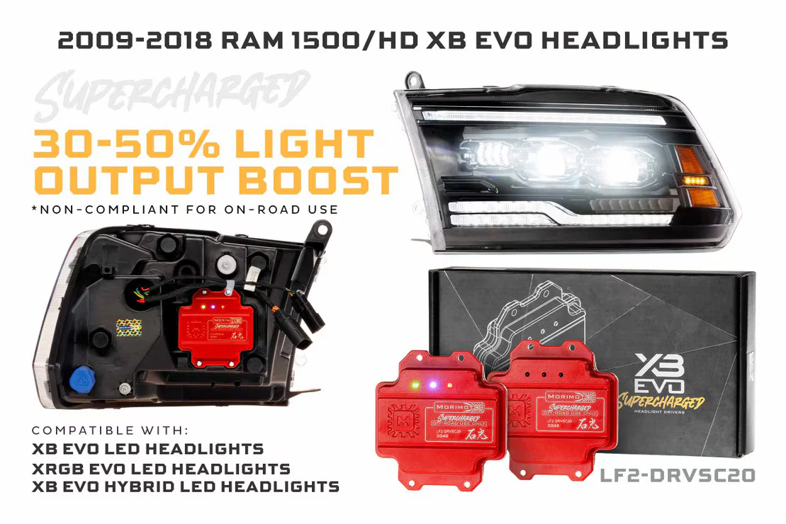 Morimoto Ram 1500 Classic (19-24) XRGB Evo LED Headlights - Image 8