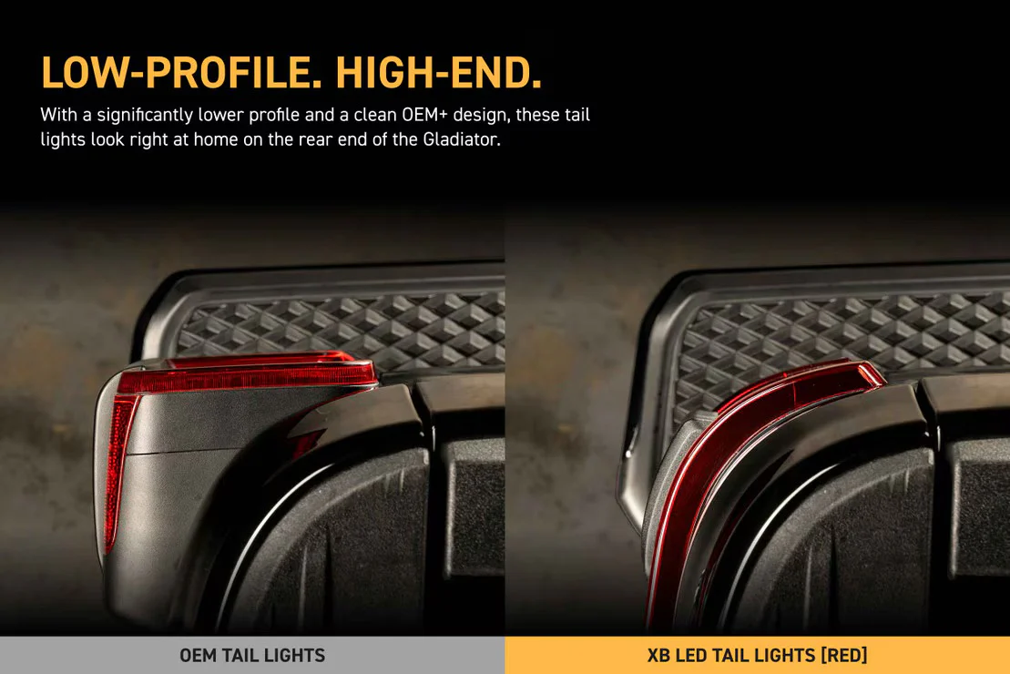 Morimoto XB LED Tail Lights: 2020+ Jeep Gladiator JT (Red) - Image 8