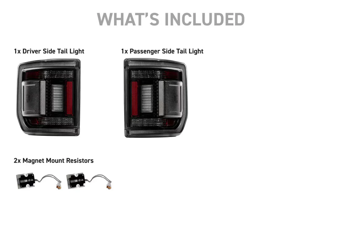 Morimoto XB LED Tail Lights: 2020+ Jeep Gladiator JT (Smoked) - Image 3