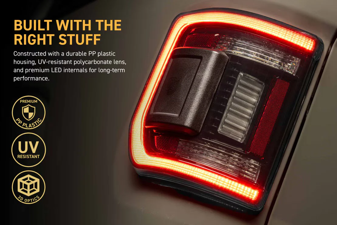 Morimoto XB LED Tail Lights: 2020+ Jeep Gladiator JT (Smoked) - Image 9