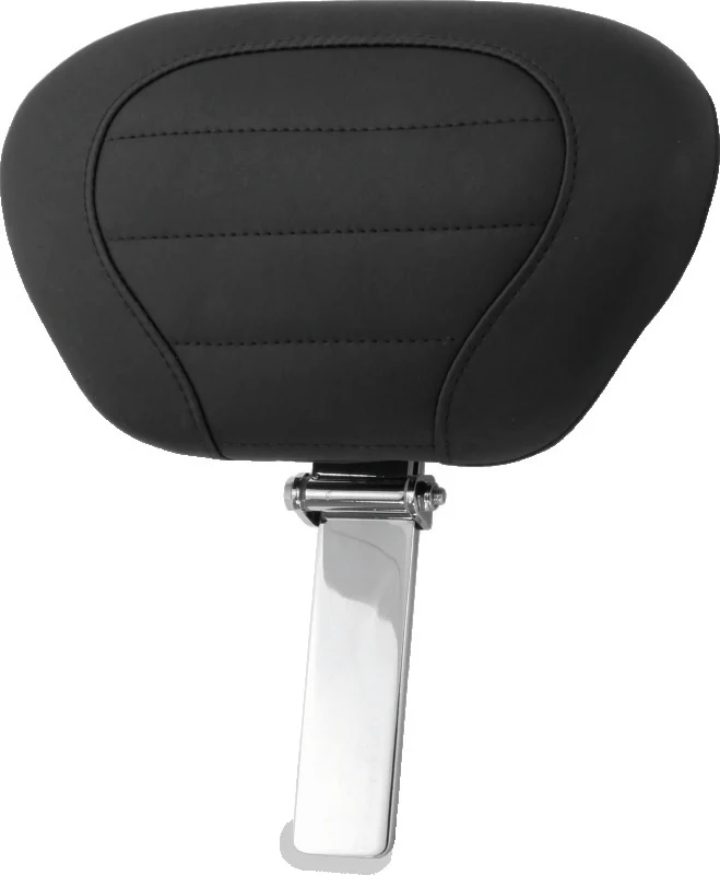 Mustang 08-21 Harley Electra Glide Std, Rd Glide ,Rd King, Str Glide Driver Backrest Deluxe - Black - Image 2