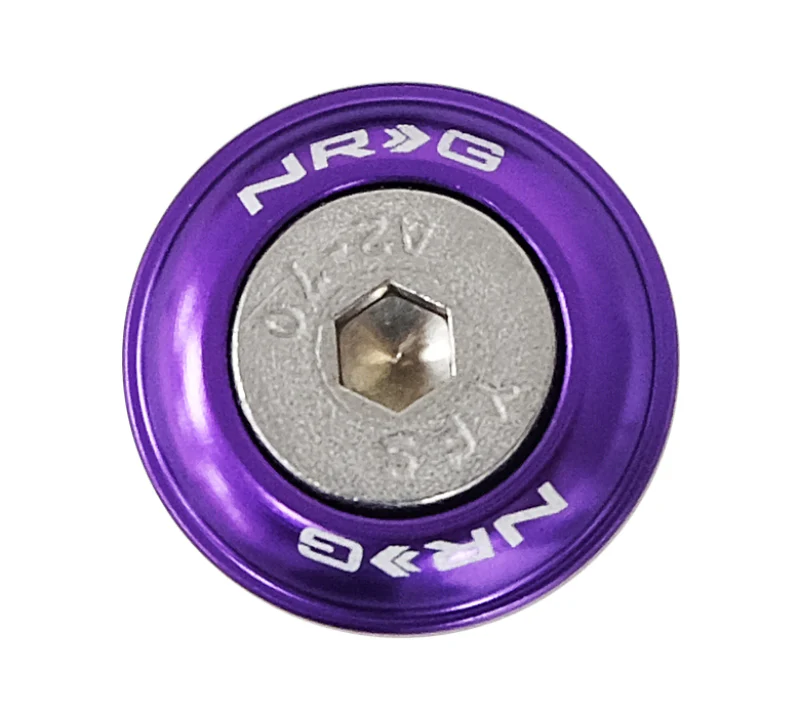 NRG Fender Washer Kit w/Rivets For Plastic (Purple) - Set of 10 - Image 4