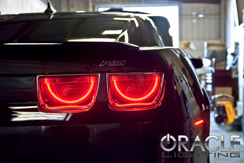 Oracle 10-13 Chevrolet Camaro LED Afterburner Tail Light Halo Kit - Red - Image 4