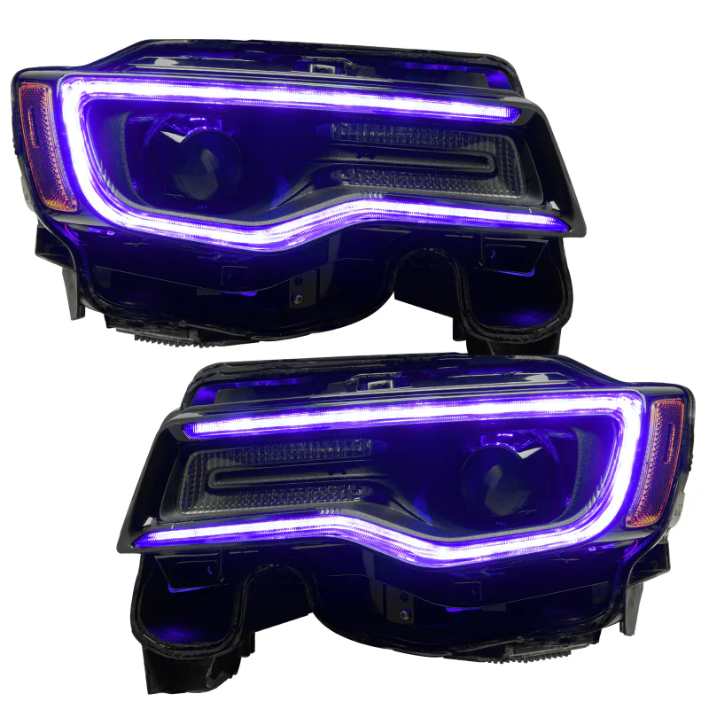 Oracle 1421 Jeep Grand Cherokee Dynamic Headlight DRL Upgrade Kit ColorSHIFT Dynamic - Image 5