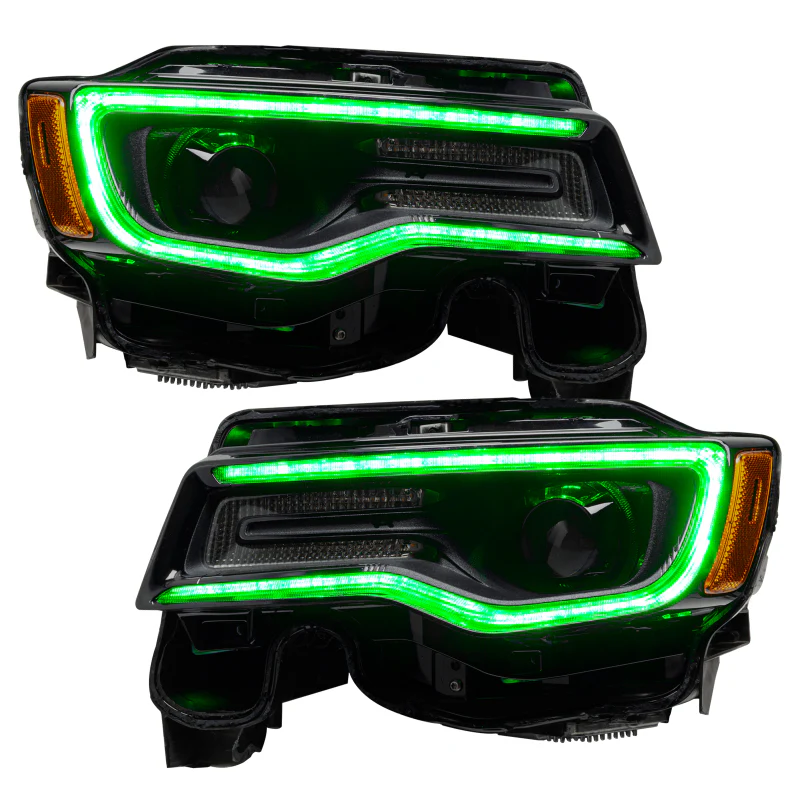 Oracle 1421 Jeep Grand Cherokee Dynamic Headlight DRL Upgrade Kit ColorSHIFT Dynamic - Image 6