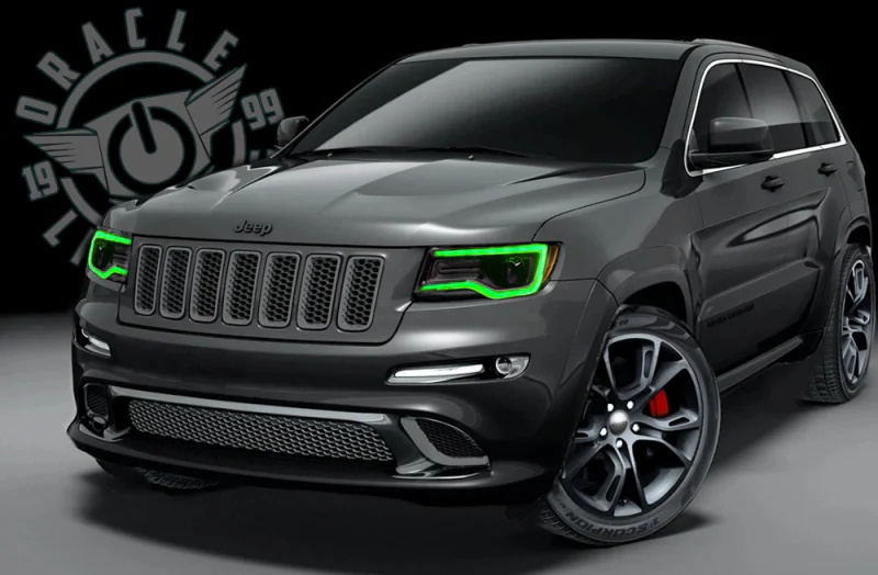 Oracle 1421 Jeep Grand Cherokee Dynamic Headlight DRL Upgrade Kit ColorSHIFT Dynamic - Image 8