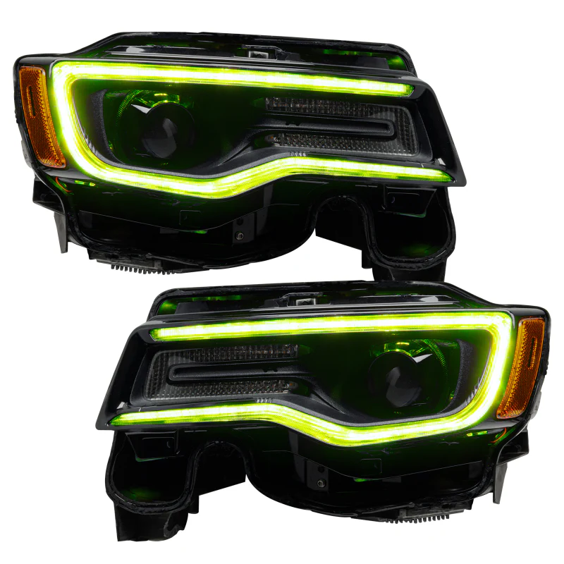 Oracle 1421 Jeep Grand Cherokee Dynamic Headlight DRL Upgrade Kit ColorSHIFT Dynamic - Image 9