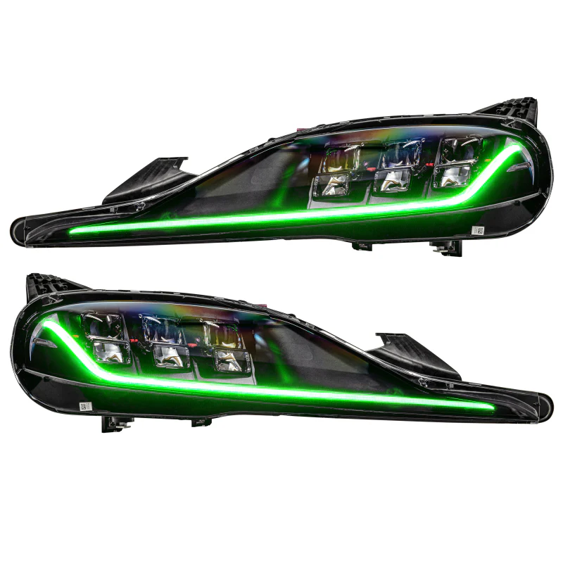 Oracle 20-21 Toyota Supra GR RGB+A Headlight DRL Kit - ColorSHIFT w/ Simple Controller - Image 7