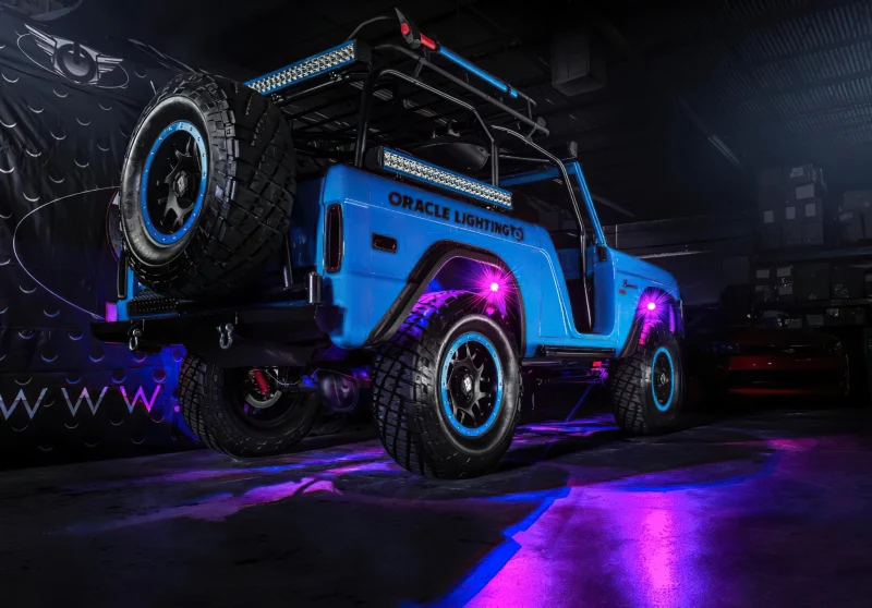 Oracle Bluetooth + RF Underbody Rock Light Kit - 4 PCS - ColorSHIFT - Image 10