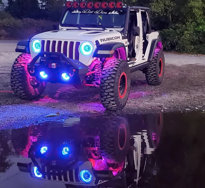 Oracle Bluetooth + RF Underbody Rock Light Kit - 4 PCS - ColorSHIFT - Image 49