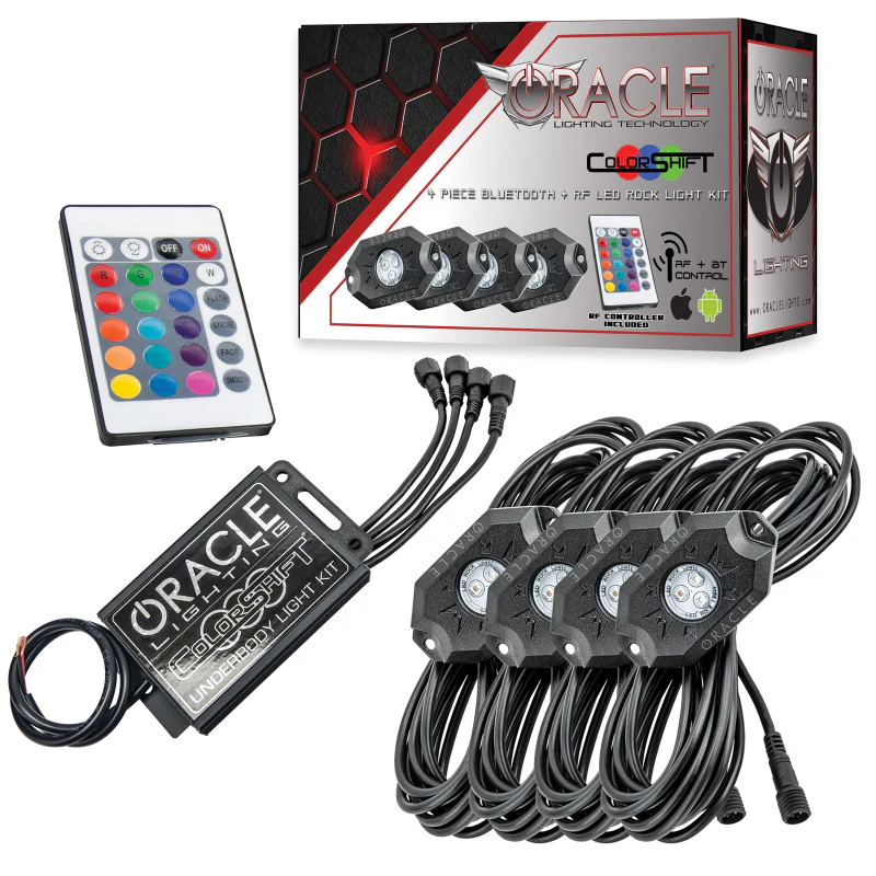 Oracle Bluetooth + RF Underbody Rock Light Kit - 4 PCS - ColorSHIFT - Image 79