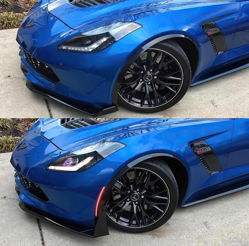 Oracle Chevrolet Corvette C7 Concept Sidemarker Set - Tinted - No Paint - Image 4