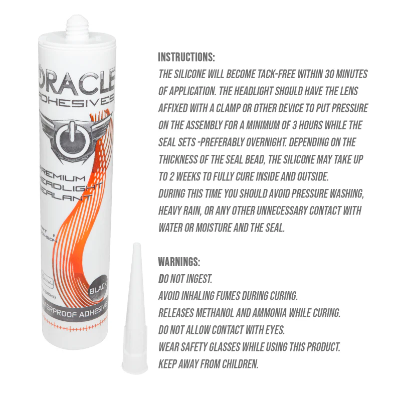 Oracle Headlight Assembly Adhesive - 10 oz Tube - Image 5