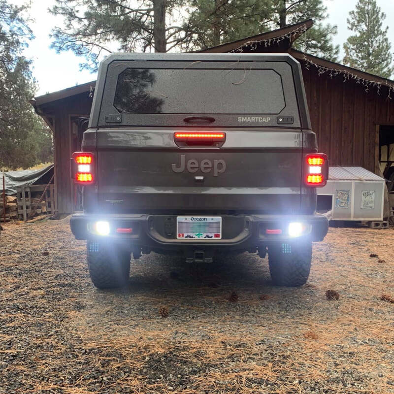 Oracle Jeep Gladiator JT Rear Bumper LED Reverse Lights w/ Plug & Play Harness - 6000K - Image 10