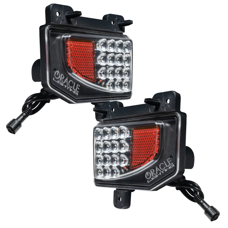 Oracle Jeep Gladiator JT Rear Bumper LED Reverse Lights w/ Plug & Play Harness - 6000K - Image 14