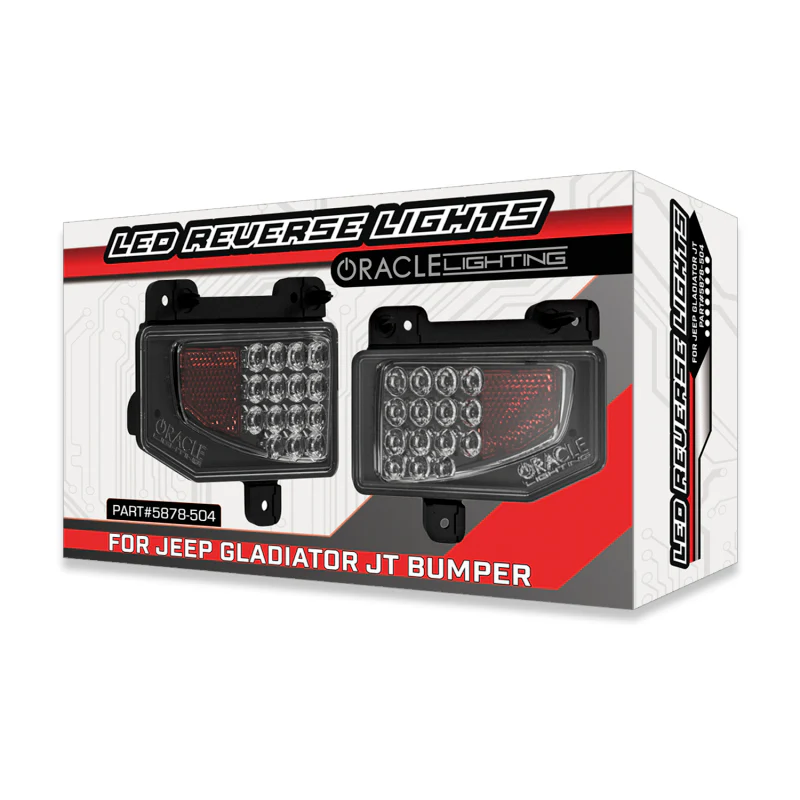 Oracle Jeep Gladiator JT Rear Bumper LED Reverse Lights w/ Plug & Play Harness - 6000K - Image 19