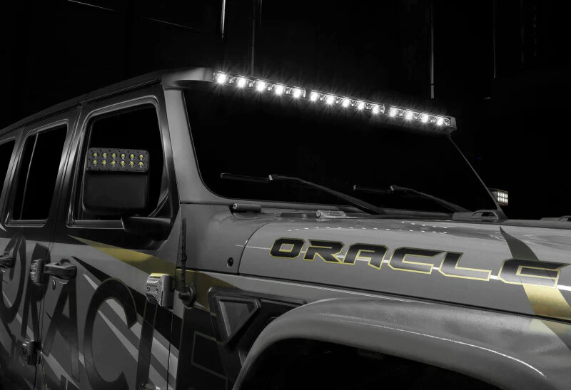 Oracle Jeep Wrangler JL/Gladiator JT Integrated Windshield LED Light Bar System - Image 13