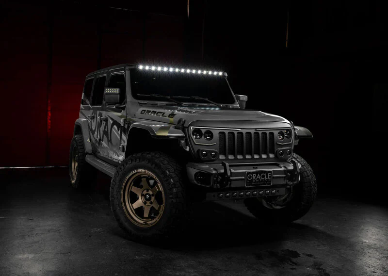 Oracle Jeep Wrangler JL/Gladiator JT Integrated Windshield LED Light Bar System - Image 23