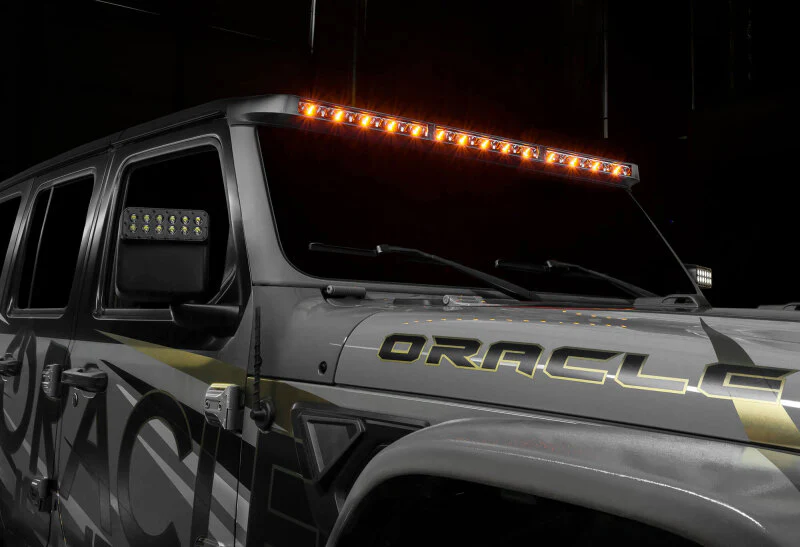 Oracle Jeep Wrangler JL/Gladiator JT Integrated Windshield LED Light Bar System - Image 26