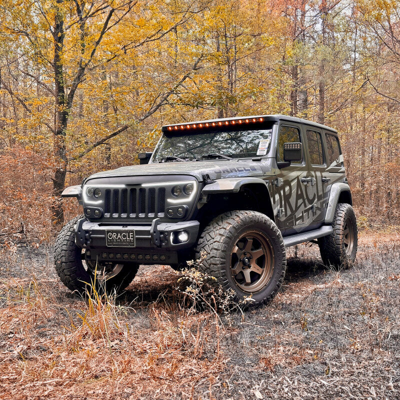 Oracle Jeep Wrangler JL/Gladiator JT Integrated Windshield LED Light Bar System - Image 27
