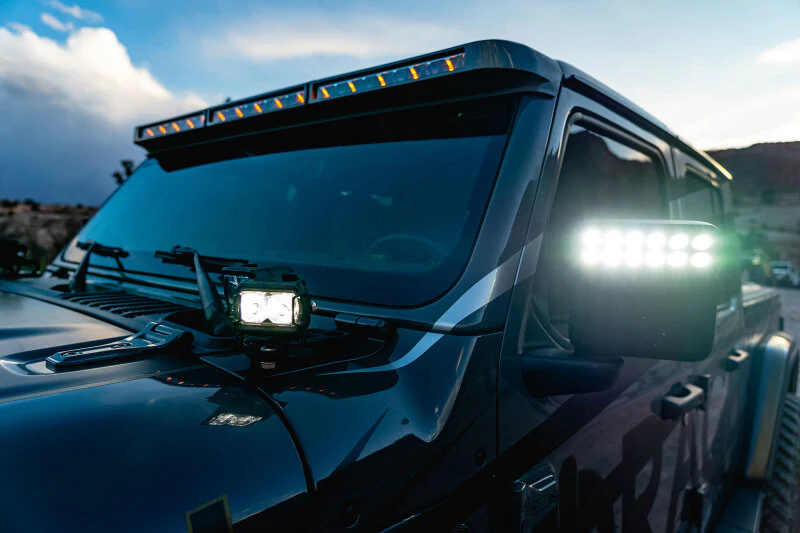 Oracle Jeep Wrangler JL/Gladiator JT Integrated Windshield LED Light Bar System - Image 29