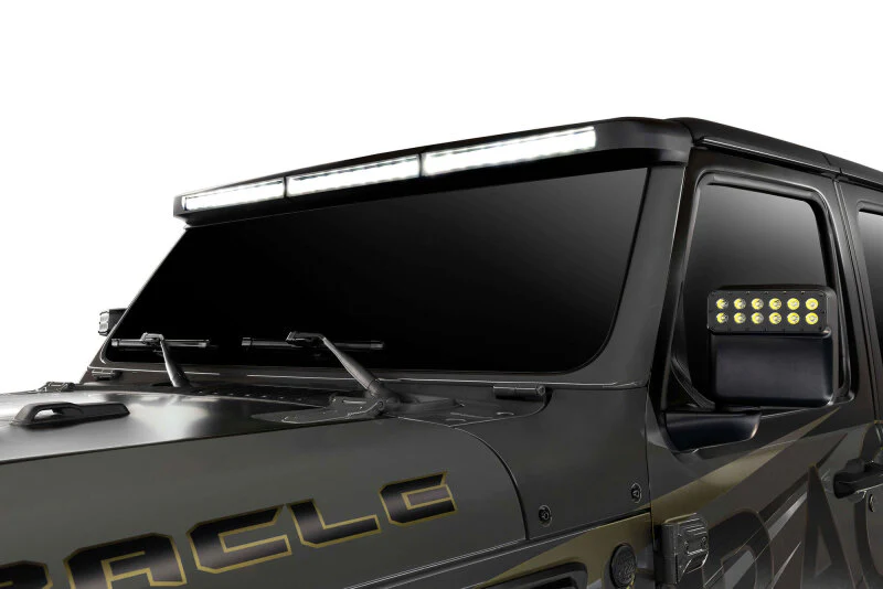 Oracle Jeep Wrangler JL/Gladiator JT Integrated Windshield LED Light Bar System - Image 3
