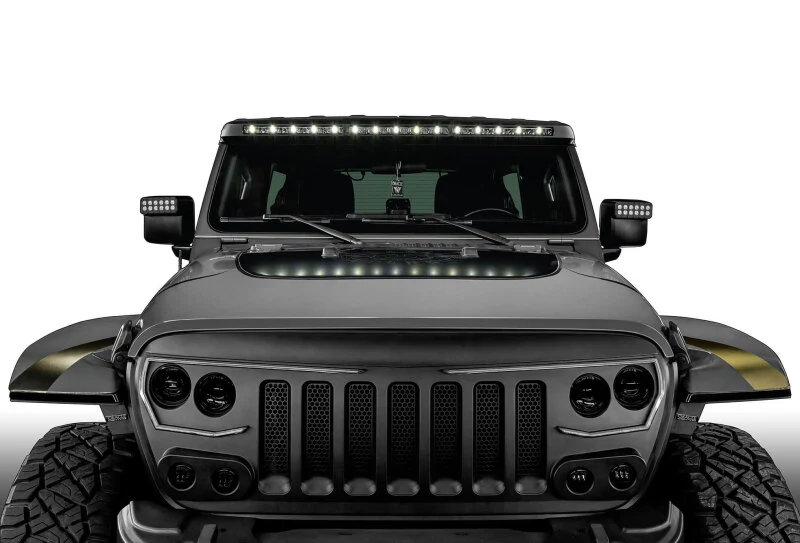 Oracle Jeep Wrangler JL/Gladiator JT Integrated Windshield LED Light Bar System - Image 4