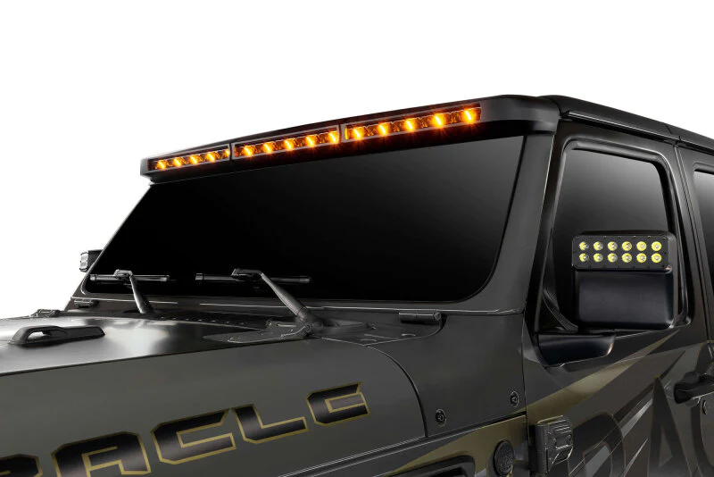 Oracle Jeep Wrangler JL/Gladiator JT Integrated Windshield LED Light Bar System - Image 6