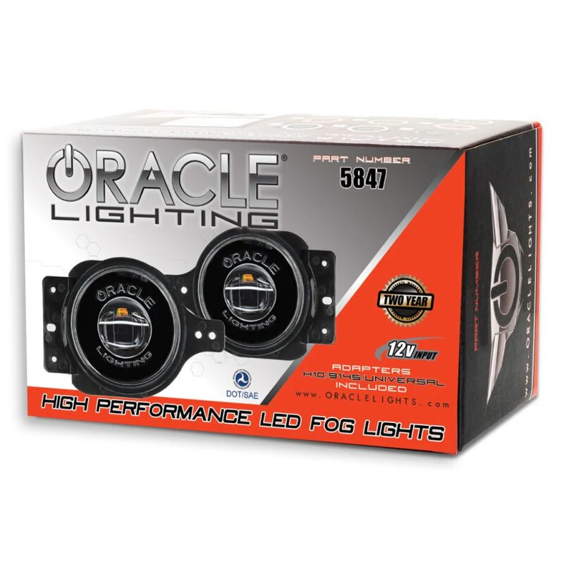 Oracle Jeep Wrangler JL/Gladiator JT Sport High Performance W LED Fog Lights - White - Image 13