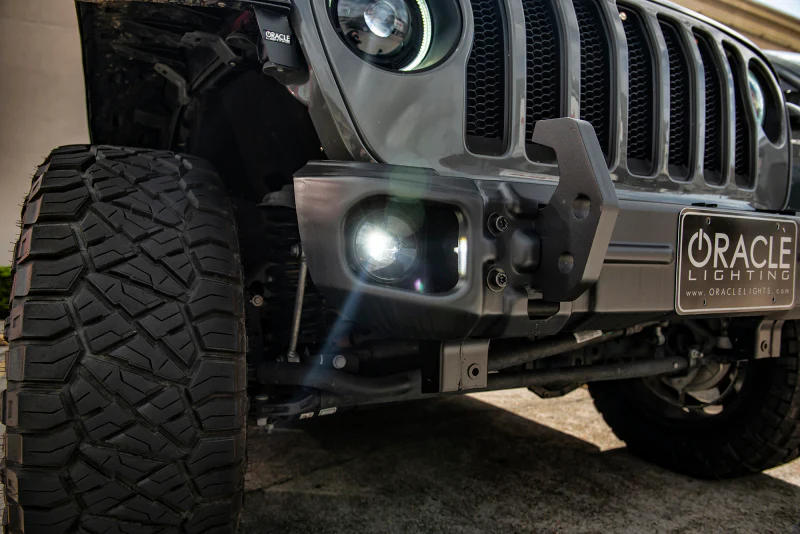 Oracle Jeep Wrangler JL/Gladiator JT Sport High Performance W LED Fog Lights - White - Image 5