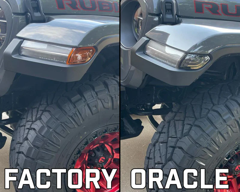 Oracle Jeep Wrangler JL Smoked Lens LED Front Sidemarkers - Image 13
