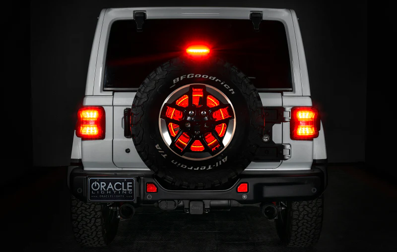 Oracle LED Illuminated Wheel Ring 3rd Brake Light - Red - Image 10