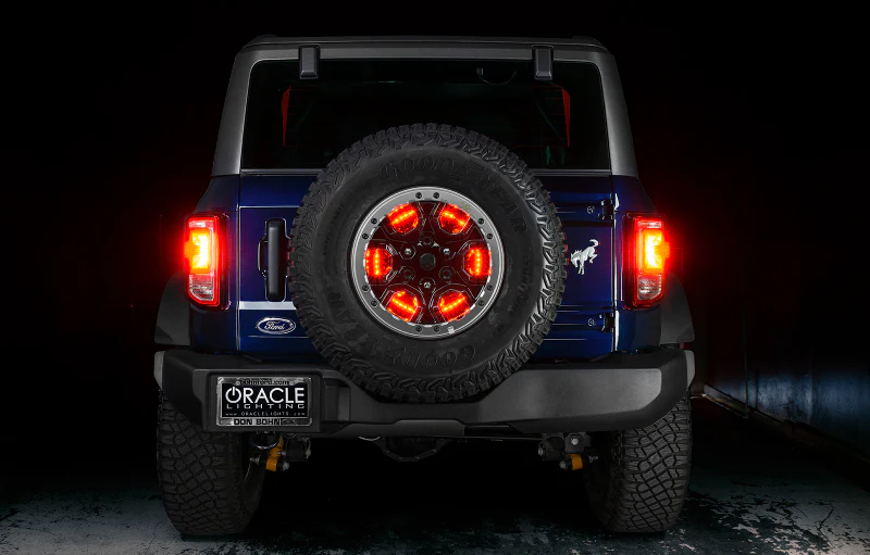 Oracle LED Illuminated Wheel Ring 3rd Brake Light - Red - Image 12