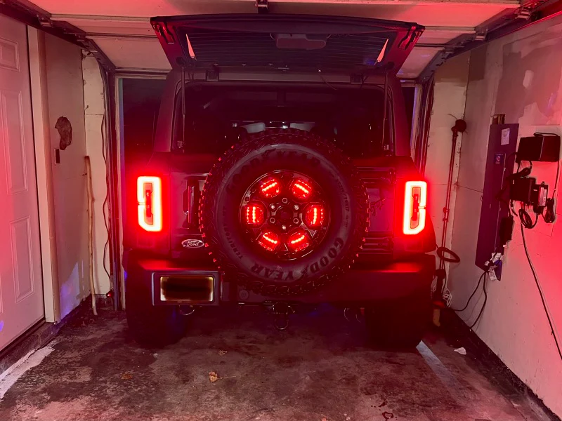 Oracle LED Illuminated Wheel Ring 3rd Brake Light - Red - Image 4