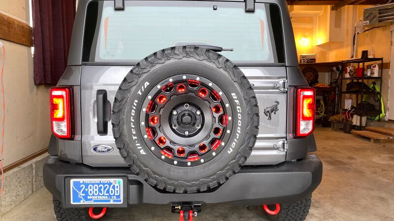 Oracle LED Illuminated Wheel Ring 3rd Brake Light - Red - Image 5