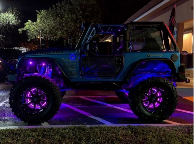 Oracle LED Illuminated Wheel Rings - ColorSHIFT - 15in. - ColorSHIFT No Remote - Image 39