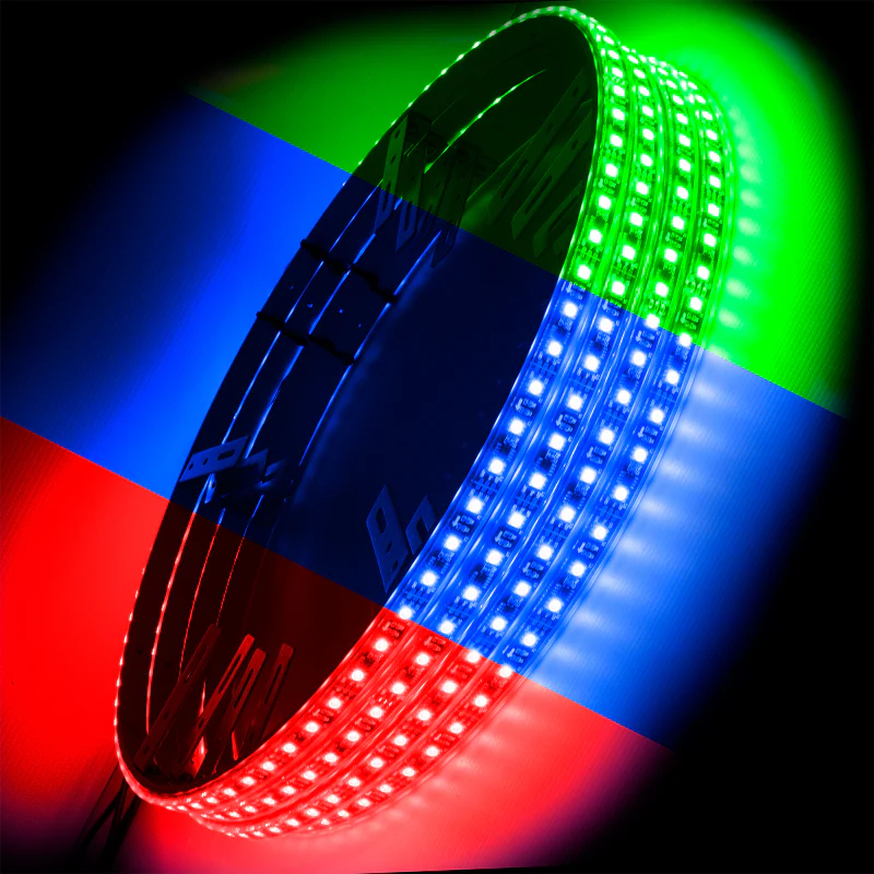 Oracle LED Illuminated Wheel Rings - ColorSHIFT - 15in. - ColorSHIFT No Remote - Image 45
