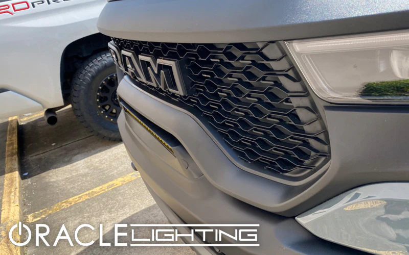 ORACLE Lighting 19-22 RAM Rebel/TRX Front Bumper Flush LED Light Bar System - Yellow - Image 7