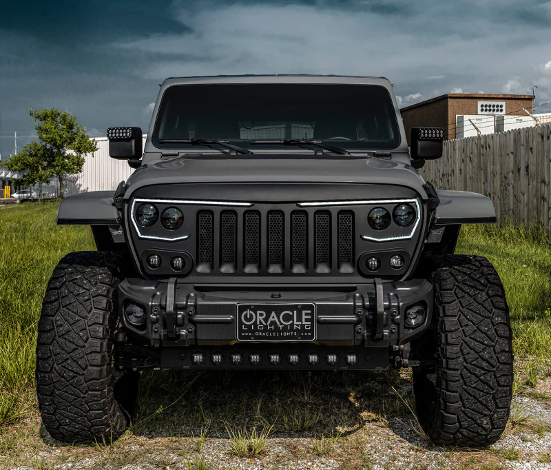ORACLE Lighting 2019+ Jeep Wrangler JL Skid Plate w/ Integrated LED Emitters - Clear - Image 10