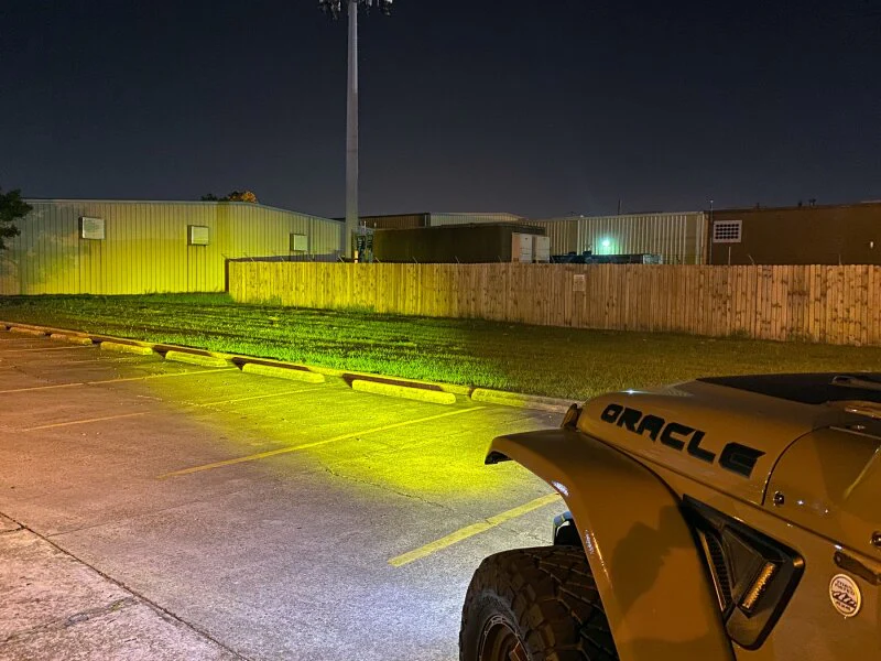 ORACLE Lighting 2019+ Jeep Wrangler JL Skid Plate w/ Integrated LED Emitters - Yellow - Image 6