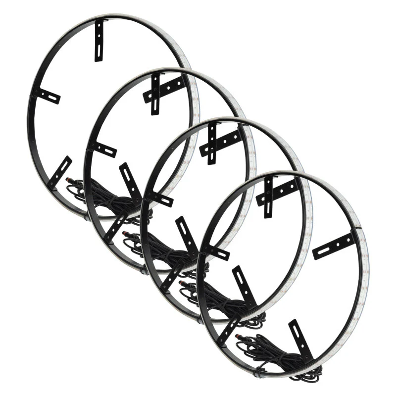ORACLE Lighting LED Illuminated Wheel Rings 16.5in PLASMA ColorSHIFT w/BC2 Bluetooth Controller - Image 3