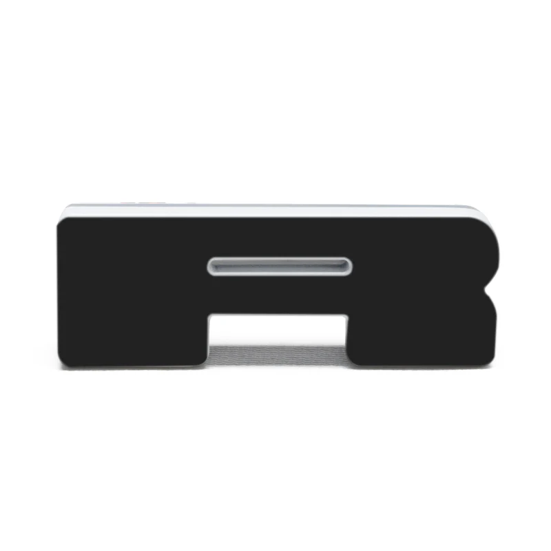 ORACLE Lighting Universal Illuminated LED Letter Badges - Matte Blk Surface Finish - R - Image 17