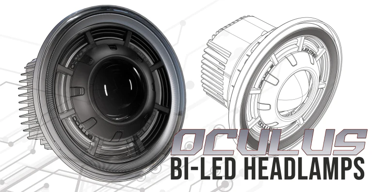 Oracle Oculus 7in Bi-LED Projector Headlights for Jeep Wrangler JK - 6000K - Image 14