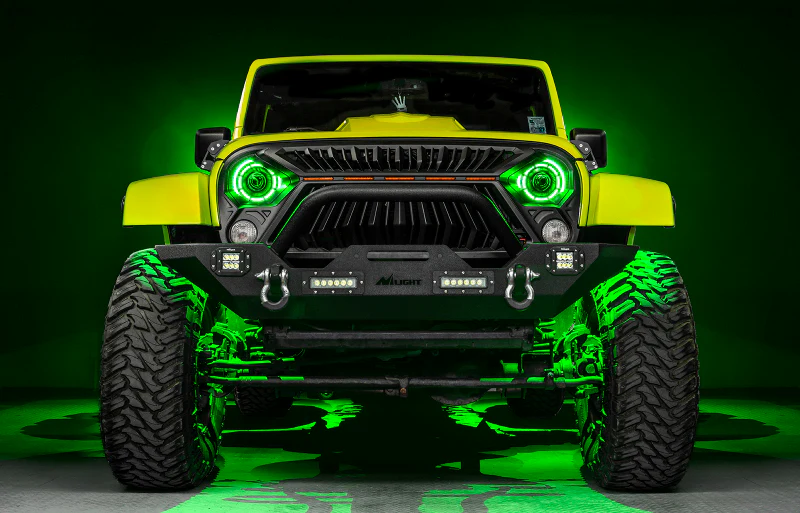 Oracle Oculus 7in ColorSHIFT Bi-LED Projector Headlights for Jeep Wrangler JK - Image 2