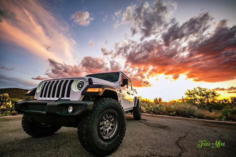 Oracle Oculus Bi-LED Projector Headlights for Jeep JL/Gladiator JT - Matte Blk - 5500K - Image 46