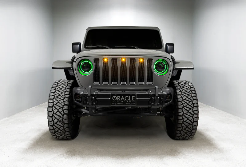 Oracle Oculus Bi-LED Projector Headlights for Jeep JL/Gladiator JT - w/ Simple Controller - Image 2