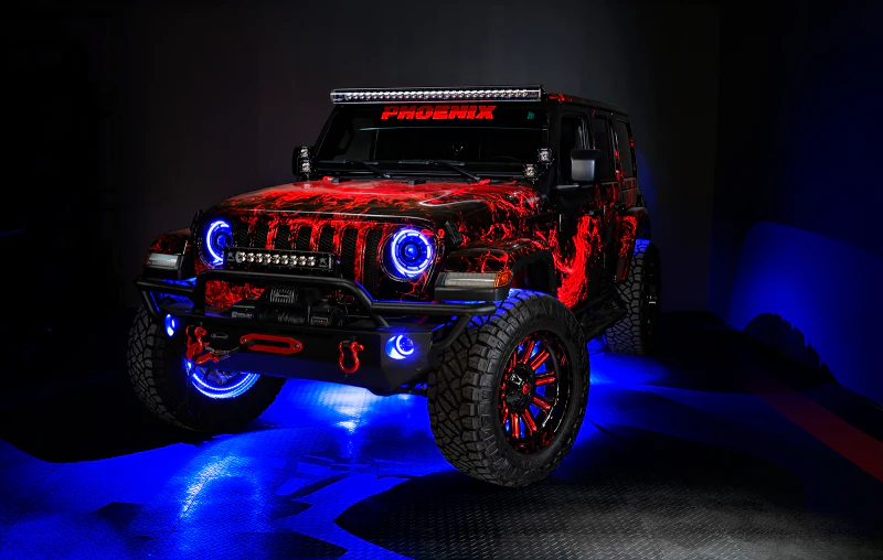 Oracle Oculus Bi-LED Projector Headlights for Jeep JL/Gladiator JT - w/ Simple Controller - Image 20