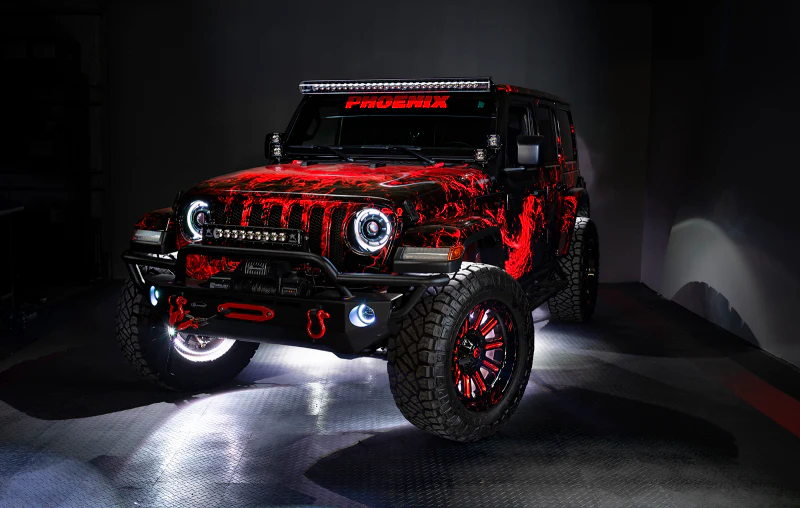Oracle Oculus Bi-LED Projector Headlights for Jeep JL/Gladiator JT - w/ Simple Controller - Image 36