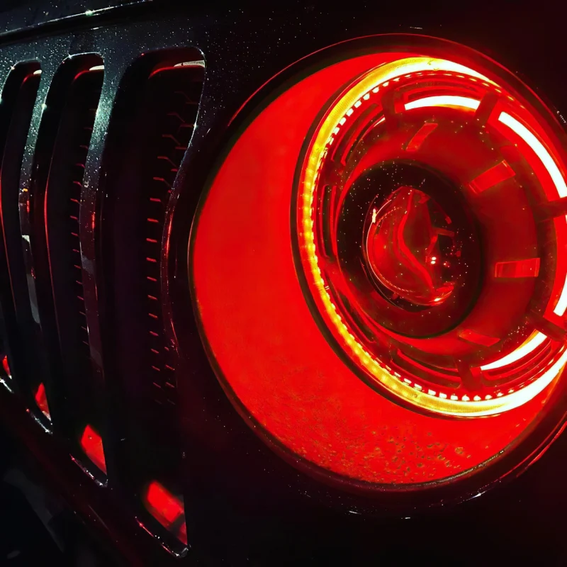 Oracle Oculus Bi-LED Projector Headlights for Jeep JL/Gladiator JT - w/ Simple Controller - Image 4