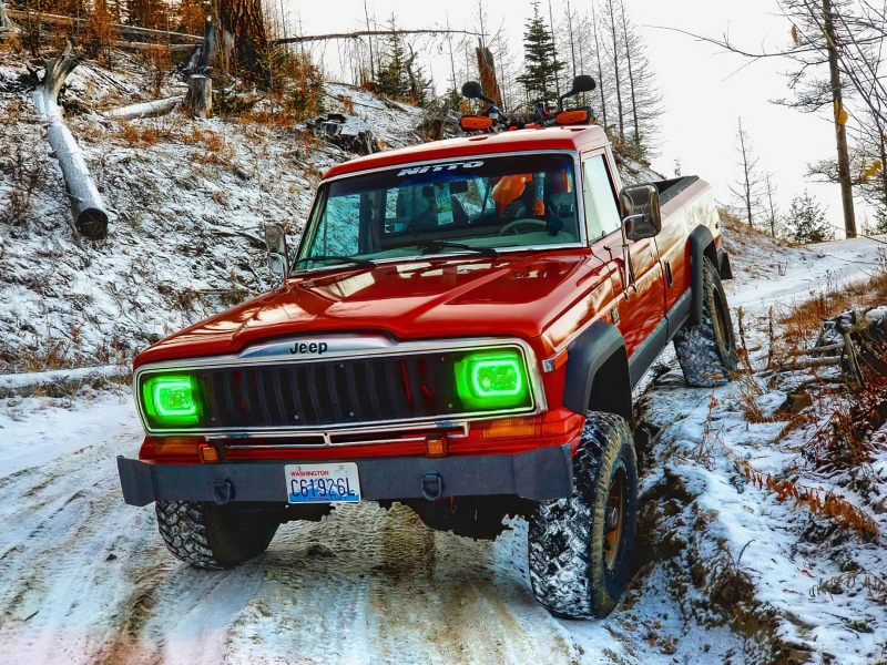 Oracle Pre-Installed Lights 7x6 IN. Sealed Beam - ColorSHIFT Halo - Image 12